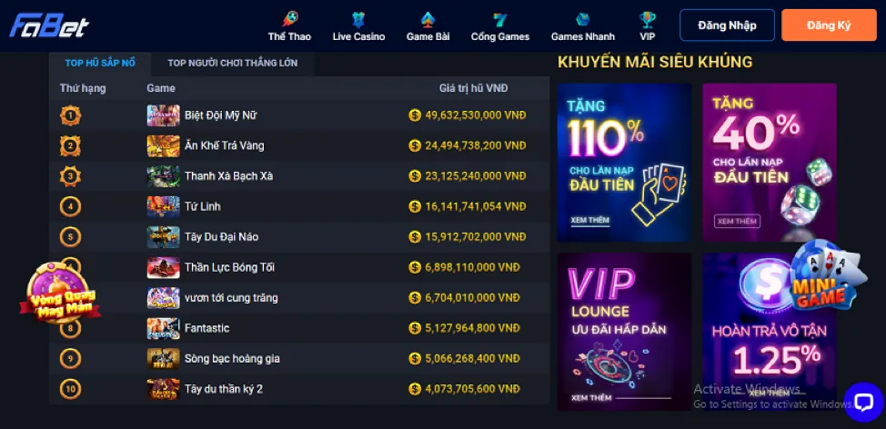 Khuyến Mãi Chào Mừng Thành Viên Mới Win23